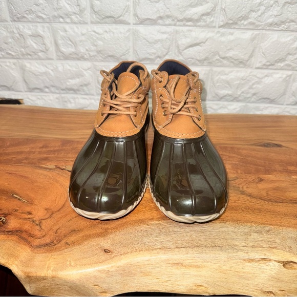Tommy‎ Hilfiger Men's Tan and Brown Rain Boots